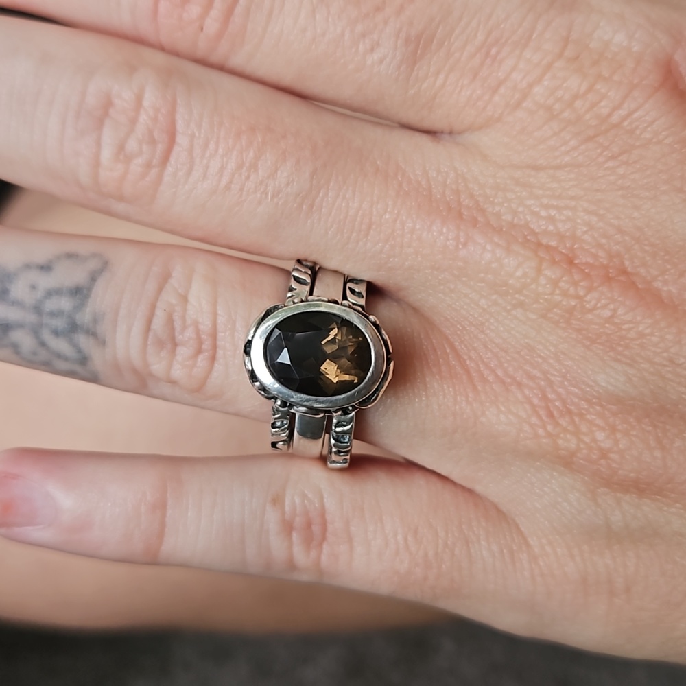 Retired Silpada Smokey Quartz Set